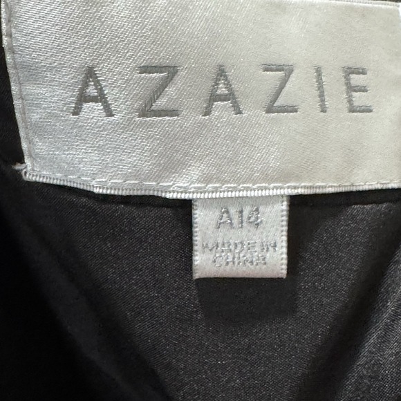 Azazie Havana Black Dress‎ SZ 14 NWT - Picture 11 of 13